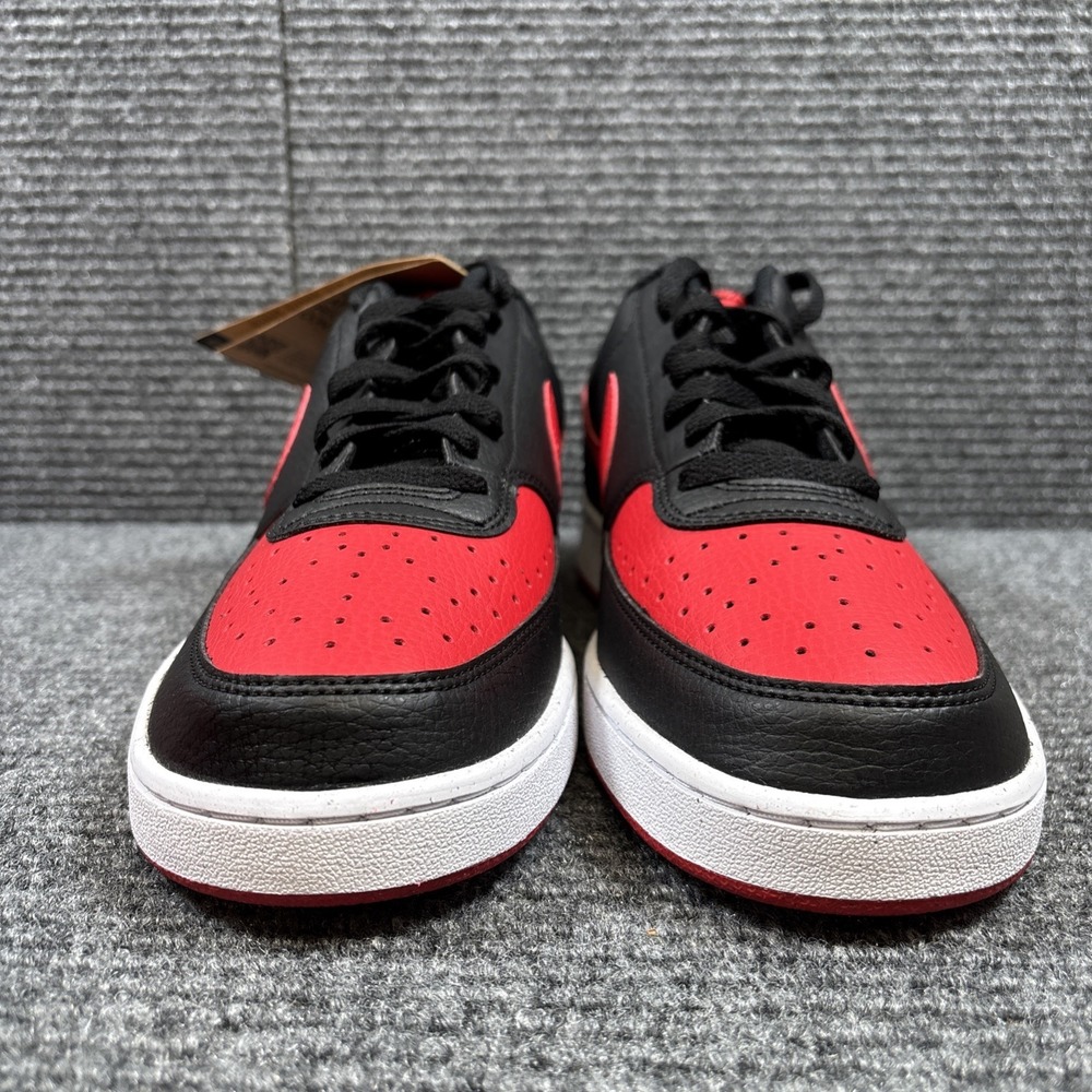 Nike COURT VISION LO NN Basketball Shoe Black/University Red FJ0685 010, Sz10 - Picture 4 of 11